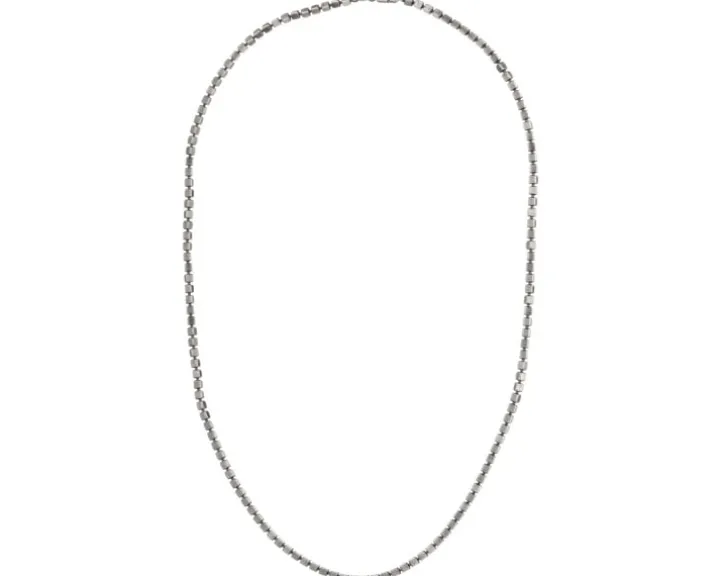 Łańcuszek srebrny - kostka