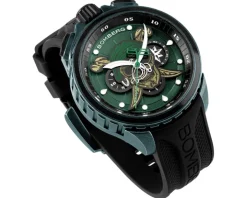 Bomberg Pirate Skull Green