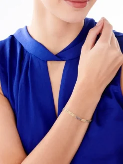 Bransoletka srebrna - bismark