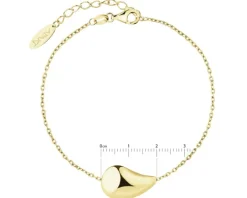 Bransoletka srebrna - łezka