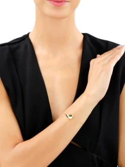 Bransoletka srebrna - łezka