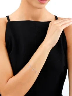 Bransoletka srebrna - gwiazdy