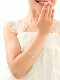 Bransoletka srebrna - koń, serce, koniczyna