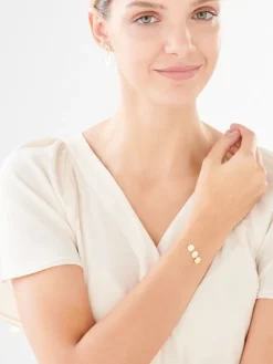 Bransoletka srebrna - koła