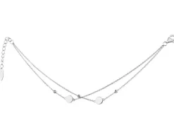 Bransoletka srebrna - koła, kulki