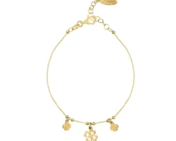 Bransoletka srebrna - koniczyny