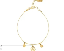 Bransoletka srebrna - koniczyny