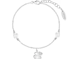 Bransoletka srebrna - koniczyny