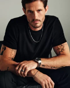 Bransoletka srebrna - kostka