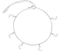 Bransoletka srebrna - Księżyce