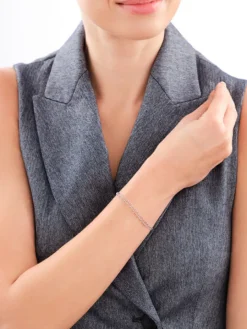 Bransoletka srebrna - kulki