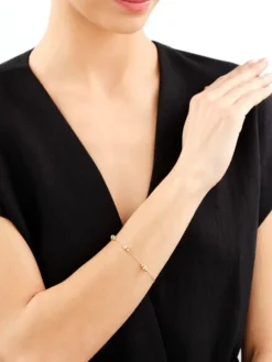 Bransoletka srebrna - kulki