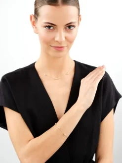 Bransoletka srebrna - kulki