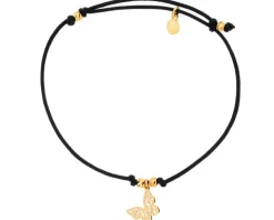 Bransoletka srebrna - motyl