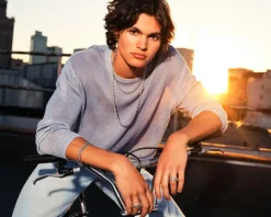 Bransoletka srebrna - pancerka