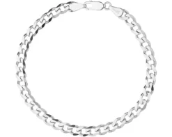 Bransoletka srebrna - pancerka