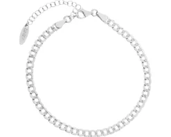 Bransoletka srebrna - pancerka