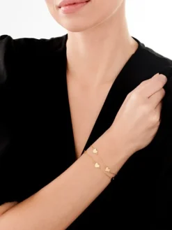 Bransoletka srebrna - serca