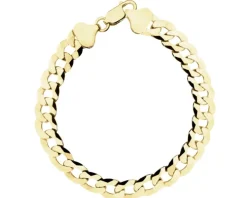 Bransoletka srebrna pozłacana - pancerka