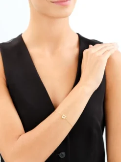 Bransoletka srebrna z cyrkoniami i emalią - Harry Potter, Hogwart, Warner Bros. Discovery