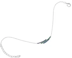 Bransoletka srebrna z cyrkoniami