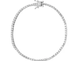 Bransoletka srebrna z cyrkoniami