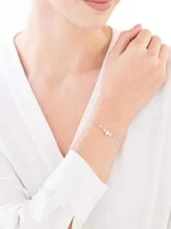 Bransoletka srebrna z cyrkoniami