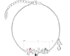 Bransoletka srebrna z cyrkoniami - Harry Potter, okulary, Warner Bros. Discovery