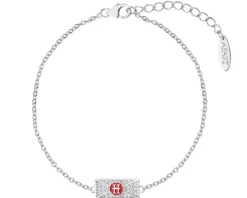 Bransoletka srebrna z cyrkoniami i emalią - Harry Potter, list z Hogwartu, Warner Bros. Discovery