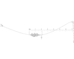 Bransoletka srebrna z cyrkoniami