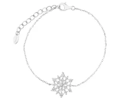 Bransoletka srebrna z cyrkoniami