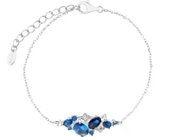 Bransoletka srebrna z cyrkoniami