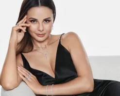 Bransoletka srebrna z cyrkoniami