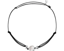 Bransoletka srebrna  z elementami srebra i kociego oka