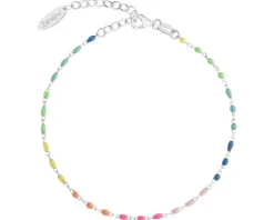 Bransoletka srebrna z emalią