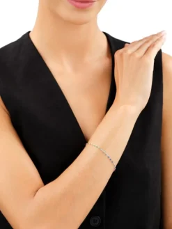 Bransoletka srebrna z emalią