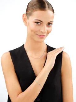 Bransoletka srebrna z emalią