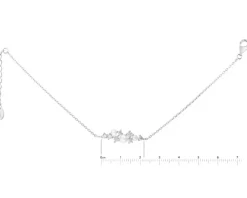 Bransoletka srebrna z perłami i cyrkoniami