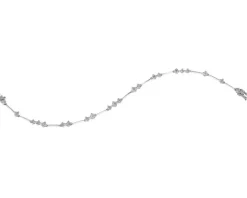 Bransoletka z białego złota z brylantami - 19 cm - 1,36 ct - próba 750