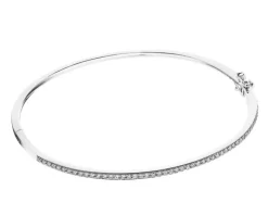 Bransoletka z białego złota z brylantami - 0,50 ct - próba 585