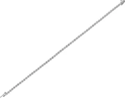 Bransoletka z białego złota z brylantami - 18 cm - 2,92 ct - próba 750