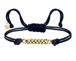 Bransoletka z elementami z żółtego złota