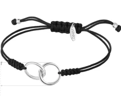 Bransoletka z elementami srebra - koła