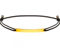 Bransoletka z elementami z żółtego złota