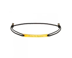 Bransoletka z elementami z żółtego złota