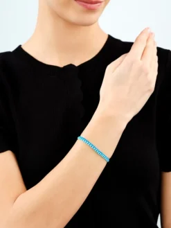 Bransoletka z elementami srebra