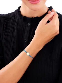 Bransoletka z elementami z żółtego złota - koło