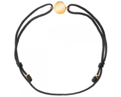 Bransoletka z elementami z żółtego złota - koło