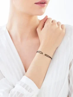 Bransoletka z elementami z żółtego złota - koło