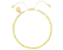 Bransoletka z mosiądzu pozłacana z masą perłową